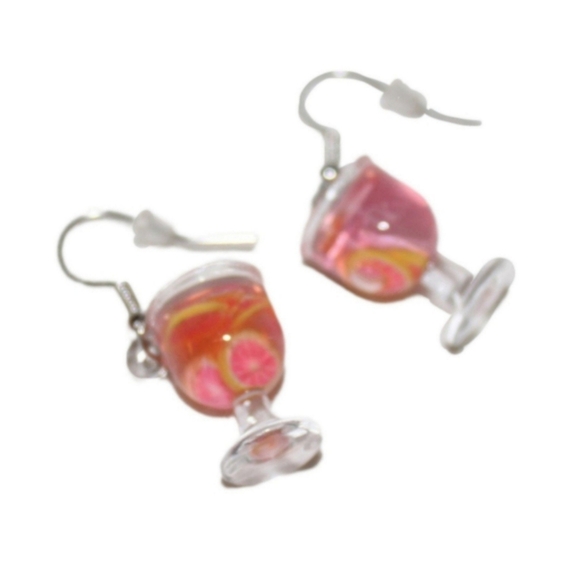 Miniature Fruit Cocktail Earrings - Picture 10 of 15